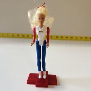 RARE Barbie Olympics Vintage Original Mattel Barbie Olympian Happy Meal Toy